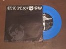 Nirvana 7” Here She Comes Now blue vinyl Original 1991 Comm23 The Melvins