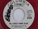 Rock 45 BYRDS All I Really Want To Do COLUMBIA VG++ promo red wax HEAR