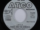 Rock 45 DEREK AND THE DOMINOS Layla ATCO VG+/VG++ promo HEAR