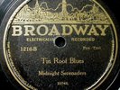 78RPM  PRE-WAR JAZZ  MIDNIGHT SERENADERS  BROADWAY 1216