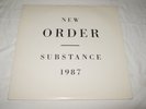 NEW ORDER substance lp - 1987 QWEST 1-25621 - electronic new wave album **