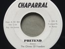 THE CHIMES OF FREEDOM Pretend CHAPARRAL 1301 Chicago Garage Psych 1968 45rpm