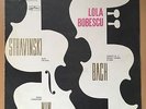 LOLA BOBESCU BOBESCO BACH / NIN / STRAVINSKI ELECTRECORD 1967 yellow label LP