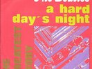 THE BEATLES 45 A HARD DAYS NIGHT+PS ITALY RARE 1976 APPLE