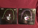 2 KISS VINYL ALBUMS - PETER CRISS & PAUL STANLEY WITH INSERTS AND POSTER