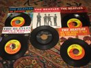 The Beatles RARE 5-Picture Sleeve Lot-SWAN She Loves You-Yellow Submarine+3 More