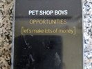 Pet Shop Boys Opportunities Cassette Single Import Canada/USA