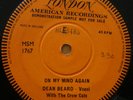 Dean Beard - On my mind again.  Rockabilly London rarity HLE 8463.  Ex