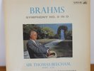 Brahms Symphony N°2 in D Sir Thomas Beecham His Master's voice ASD 348