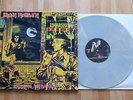 LP IRON MAIDEN - RUNNING UNMASKED REISSUE - CLEAR MARBLE VINYL NEW