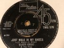 GLADYS  KNIGHT - JUST WALK IN MY SHOES- 1st PRESS 1966 TAMLA  MOTOWN TMG 576  VG