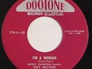 r&b 45 RPM  ROY MILTON MICKEY CHAMPION I'm A Woman DOOTONE VG+ HEAR bam a lam