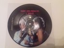 SP PICTURE DISC  JOHNNY HALLYDAY ET MICHEL SARDOU  L'ENVIE  ATTENTION A L'ERREUE
