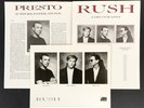 RUSH Presto RARE US PRESS KIT 1989 Original w/PHOTO Neil Peart