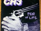 x CH3 Fear Of Life LP (1982) original PUNK/HARDCORE Posh Boy