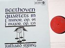 BEETHOVEN Streichquartett String Quartet 11 & 16 Juilliard LP RCA LSC 2632-B
