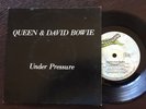 QUEEN & DAVID BOWIE - - UNDER PRESSURE - - Rare 1981 Australian Elektra 7
