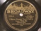 JAZZ ARTIE COLLINS I Never Dreamt You'd Fall InLoveWithMe BROADWAY 1376 E- HEAR