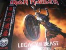 IRON MAIDEN  2 LP LEGACY BEAST  2018 SWEDEN JAPAN ED OBI SS  + OBI + POSTER RED