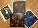 MARIAH CAREY CAUTION PINK VINYL LP & 3 LITHOGRAPHS POSTER RARE SOLD OUT OFFICIAL