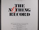 NO ARTIST: The Nothing Record LP (sl cw, silent record ) Special Interest