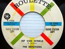 DEVOTIONS white doowop vg+ promo 45 RIP VAN WINKLE FOR SENTIMENTAL REASONS CT351