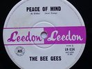 BEE GEES PEACE OF MIND RARE 1964 AUST LEEDON LABEL SINGLE EX CONDITION