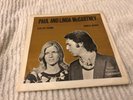 PAUL & LINDA McCARTNEY eat at home RARE SWEDISH PS apple THE BEATLES 45