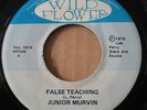 JUNIOR MURVIN  / THE UPSETTERS   FALSE TEACHING / TEACHER'S DUB   7