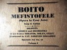 1931 Boito MEFISTOFILE compl FAVERO de ANGELIS ARANGI LOMBARDI Molajoli 78