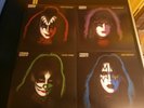 KISS - Set of four solo albums 2014 EU Original logo OUT OF PRINT Black vinyl