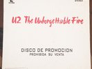 U2 The Unforgettable Fire LP PROMO South America PEERUVIAN