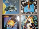 DEF LEPPARD ON THROUGH THE NIGHT, HIGH N DRY, PYROMANIA & HYSTERIA VINYL BUNDLE