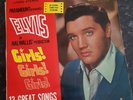 ELVIS PRESLEY - 'Girls  Girls  Girls ' 1962 Japan LP & Insert  (VICTOR SHP 5136)