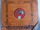 Enrico CARUSO * 4 Disques pour gramophone ange gravé