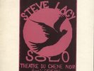 Solo - Théâtre Du Chêne Noir Steve Lacy UK vinyl LP album record 301 EMANEM