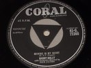 Buddy Holly:   Raining in my Heart   UK  1958  45-Q-72360  Tri centre EX+  7