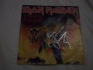 IRON MAIDEN 45 SINGLE 7 SIGNED BRUCE DICKINSON NUMBER OF THE BEAST ONLY SLEEVE