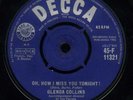 RARE 45  GLENDA COLLINS  OH HOW I MISS YOU TONIGHT / THE AGE FOR LOVE