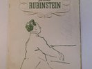 Autographed promotional brochure for Artur Rubinstein - 1952