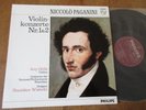 Paganini - Violin Concs 1 & 2 / Gitlis / Wislocki / Philips 835 743 / Stereo ED1