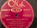 Okeh 45066 George Walburn & Emmett Hethcox MACON COUNTY BD 78 rpm 1925 FIDDLE E