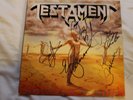 Testament  Practice What You Preach Vinyl LP Album 1989 fully signed autographed