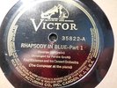 1927 George GERSHWIN plays Rhapsody in Blue Paul WHiteman Orchestra 78