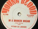 PYTHON LEE JACKSON - In A Broken Dream / Doing Fine. Australian 7
