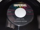 BURNETTE BROTHERS Warm Love / My Honey 1958 45 Imperial X5509 Dorsey & Johnny