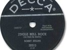 BOBBY HELMS Christmas 78 RPM Record. Jingle Bell Rock