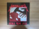 METALLICA KILL 'em ALL Korea Mono Back Cover LP