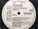 DAVID BOWIE - ALADDIN SANE LP RARE FRANCE GREY LABEL 50 to 100 copies estimated