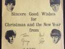 Beatles, 1963 Fan Club Christmas and New Years Good Wishes letter, Flexi disc